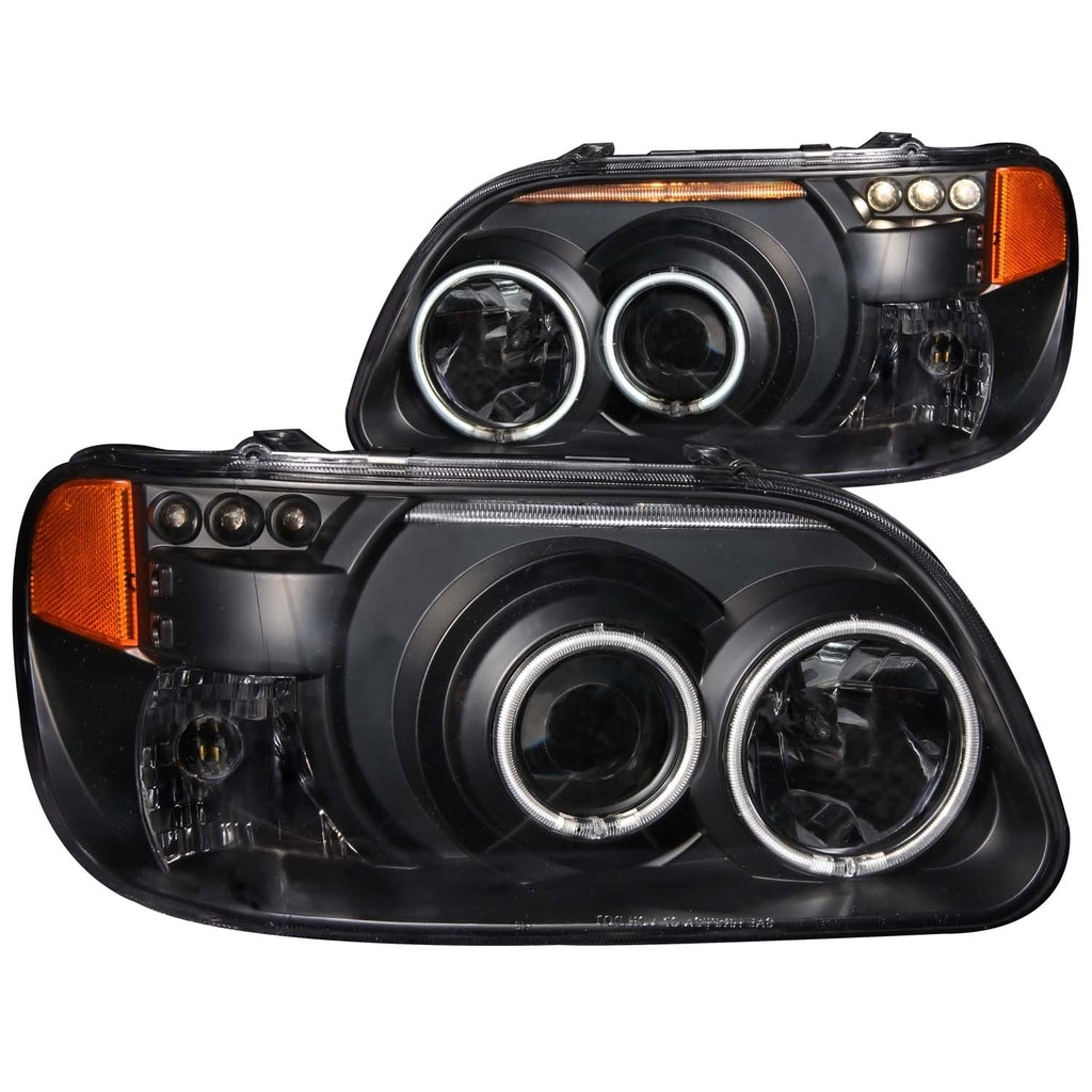 9501-Explorer-Projector-1-Pc-Black-Clear-Amber-Headlights-DriverPassenger