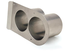 Load image into Gallery viewer, Racecar-Tail-Pipe-Savers;-3-12-In.-Dual-Outlet-Design--Htc-(Silver)