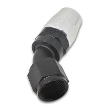 Load image into Gallery viewer, Performance--10-An-BlackSilver-45-Degree-Full-Flow-Hose-End