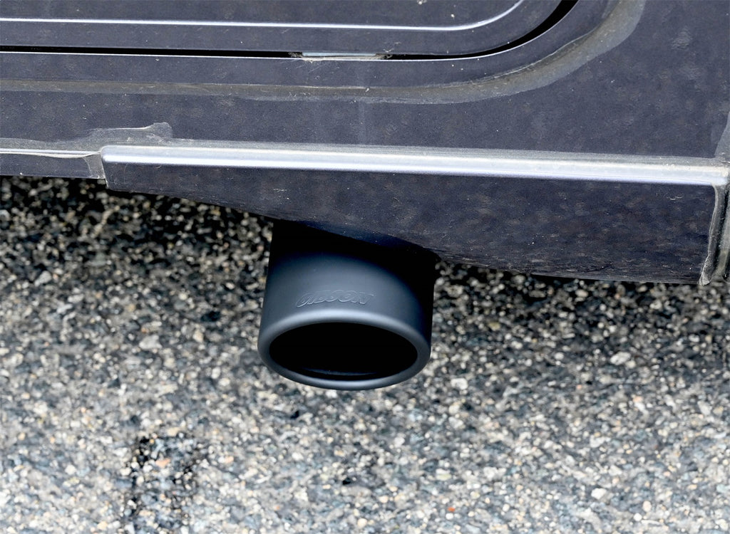 Gibson Performance Exhaust 956013SB Motorhome Power Cat-Back Single Exhaust System; Black Elite for Select Ford F-53 Motorhome Chassis