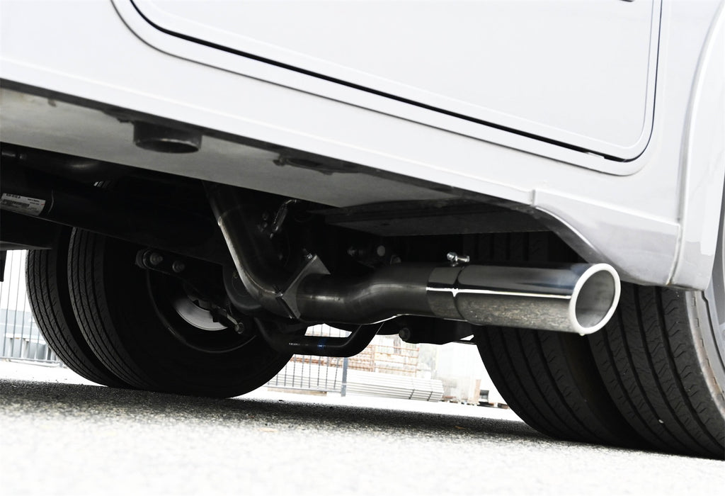 Gibson Performance Exhaust 956013S Motorhome Power Cat-Back Single Exhaust System; Stainless for Select Ford F-53 Motorhome Chassis
