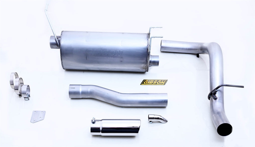 Gibson Performance Exhaust 956013S Motorhome Power Cat-Back Single Exhaust System; Stainless for Select Ford F-53 Motorhome Chassis