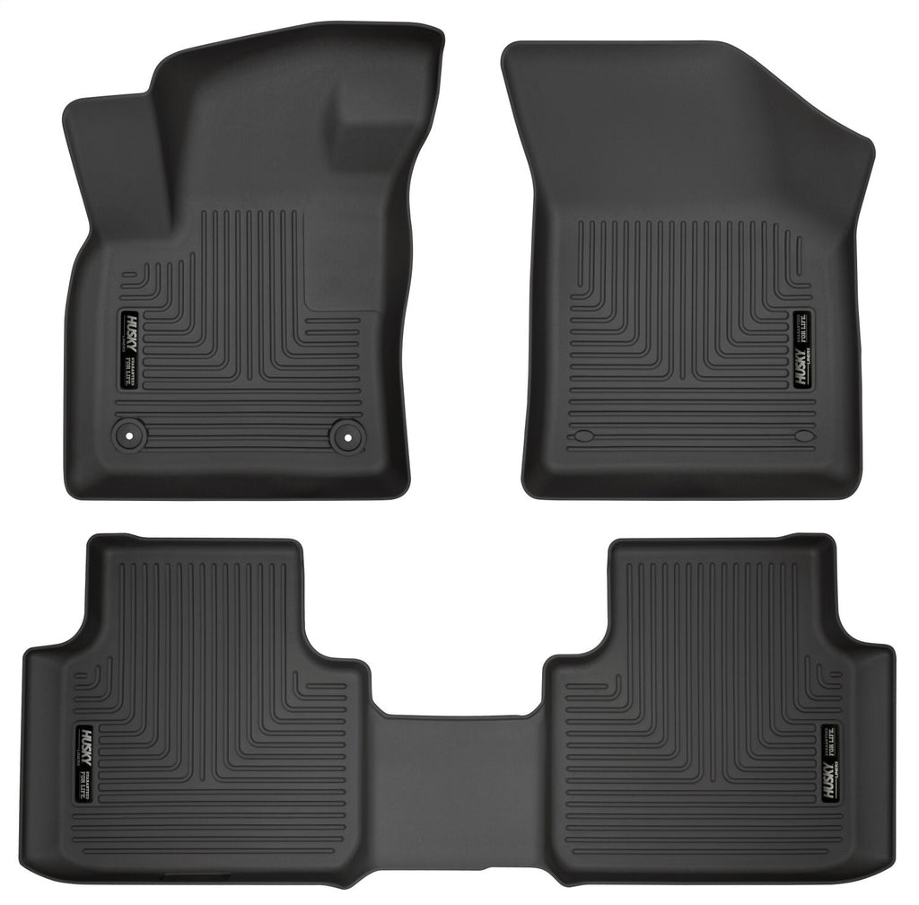 Husky Liners 95661 Weatherbeater-Front/2nd Seat Floor Liners for Select Volkswagen Atlas, Volkswagen Atlas Cross Sport
