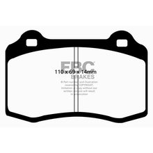 Load image into Gallery viewer, 96-00-Lotus-Esprit-Turbo-2.0-Turbo-Gt3-Yellowstuff-Rear-Brake-Pads