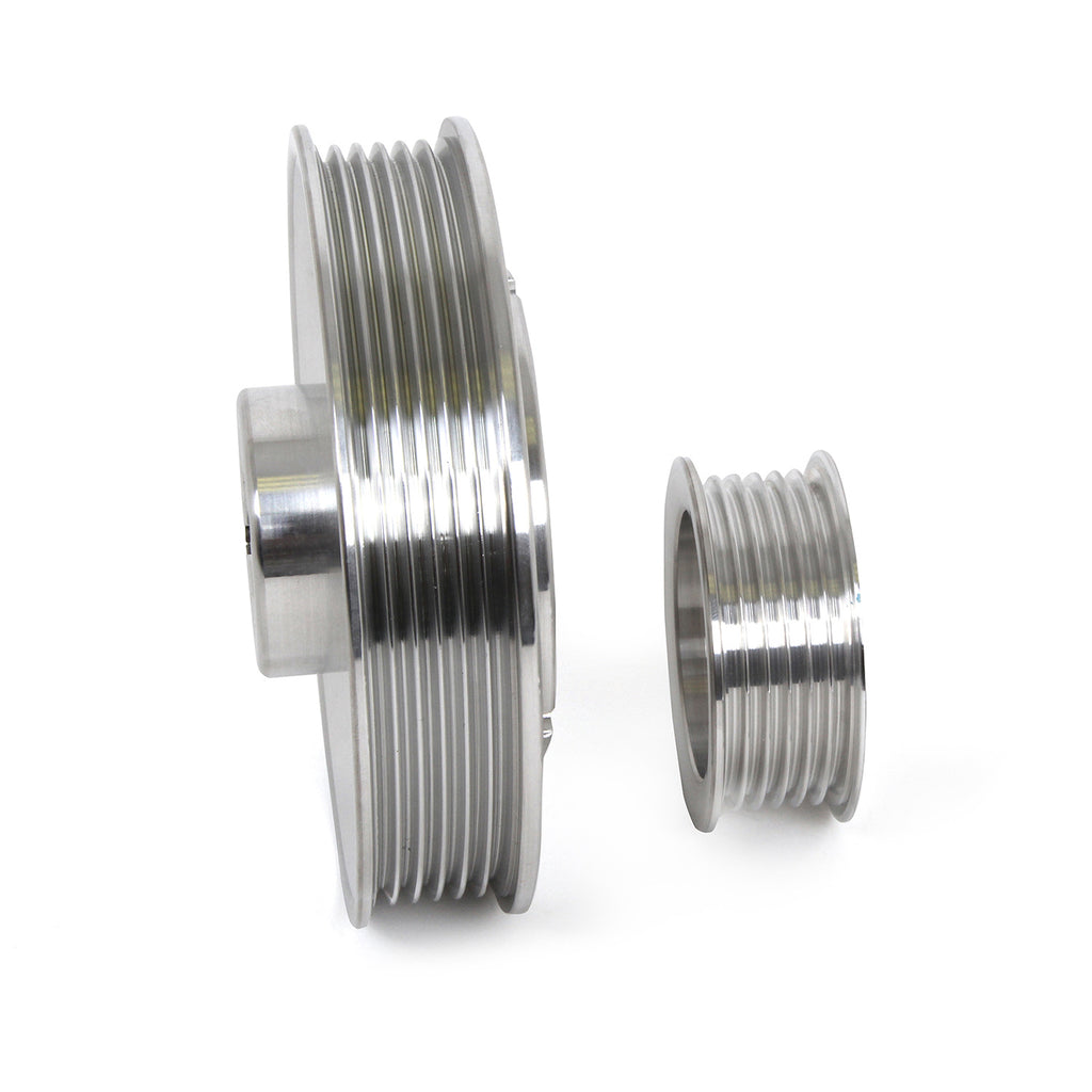 96-01-Mustang-4.6-Gt-Cobra-Underdrive-Pulley-Kit---Lightweight-Cnc-Billet-Aluminum-(3Pc)