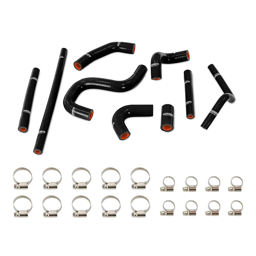 96-02-Toyota-4Runner-3.4L-(W-Rear-Heater)-Silicone-Heater-Hose-Kit---Black