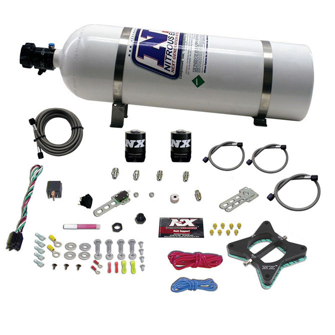 96-04-Ford-Mustang-4.6L-2-Valve-Nitrous-Plate-Kit-W15Lb-Bottle