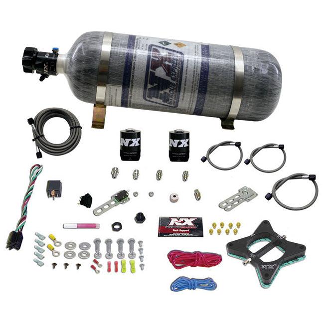 96-04-Ford-Mustang-4.6L-2-Valve-Nitrous-Plate-Kit-WComposite-Bottle