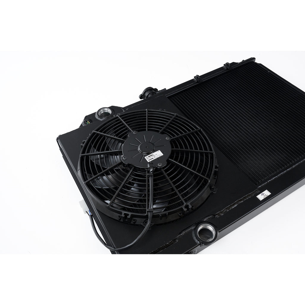96-07-Mitsubishi-Evo-456789-Full-Slim-Radiator-W12In-Fan--Shroud-16An---Black