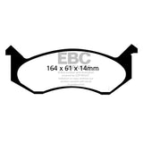 EBC DP61277 6000 Series Greenstuff Truck/SUV Brakes Disc Pads
