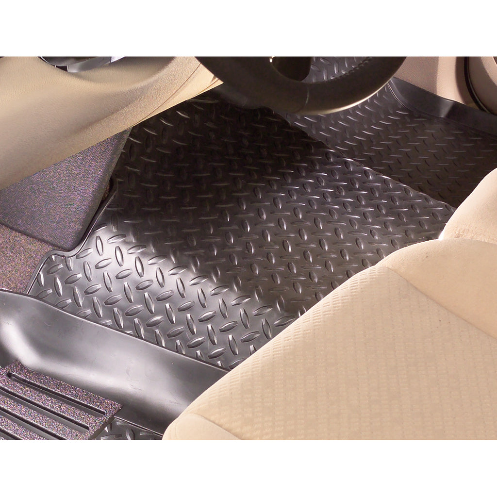 96-99-SuburbanTahoeYukon-Classic-Style-Center-Hump-Black-Floor-Liner-(WOfloor-Shift)