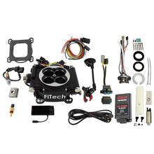 Load image into Gallery viewer, FiTech Fuel Injection 96202 Go EFI 4 600 HP Matte Black EFI System Master Kit