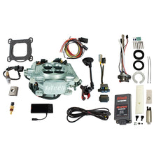 Load image into Gallery viewer, FiTech Fuel Injection 96206 Go EFI 4 600 HP Power Adder Bright Aluminum EFI System Master Kit