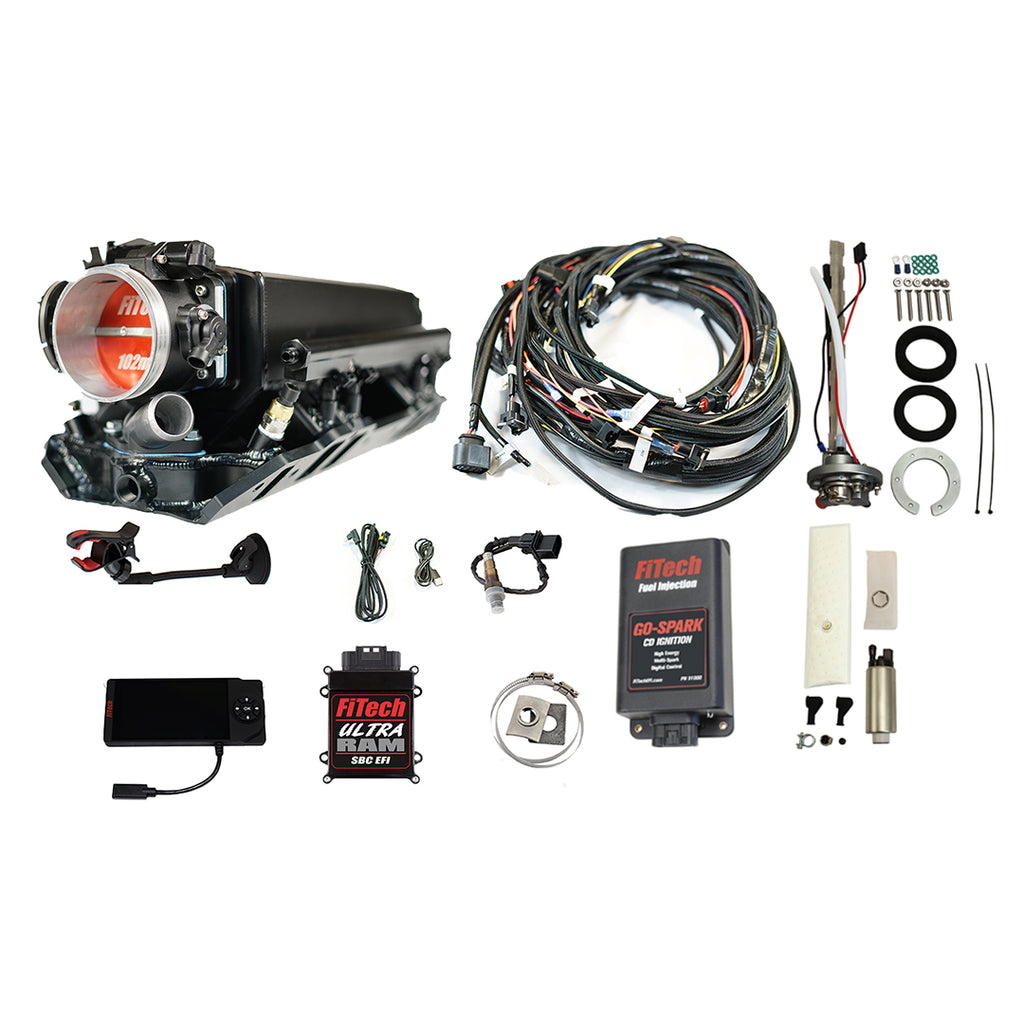 FiTech Fuel Injection 96232 Ultra Ram 800 HP Chevy Big Block Rectangle Port EFI System Master Kit