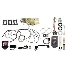 Load image into Gallery viewer, FiTech Fuel Injection 96533 Go EFI 3x2 Tri Power 600 HP Classic Gold EFI System Master Kit