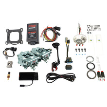 Load image into Gallery viewer, FiTech Fuel Injection 96765 Go EFI 2x4 1200 HP Bright Aluminum Master Kit