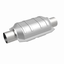 Load image into Gallery viewer, MagnaFlow Exhaust Products 91005 Standard Grade Universal Catalytic Converter for Select Audi V8 Quattro, Buick Regal, Buick Skylark, Chevrolet LLV, Chevrolet S10, Chrysler Cordoba, Chrysler Daytona, Chrysler Imperial, Chrysler LeBaron, Chrysler New