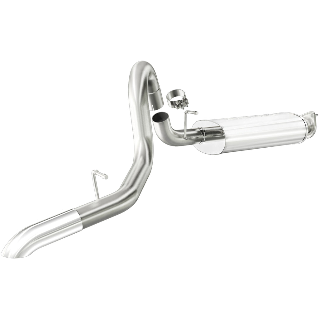 MagnaFlow Exhaust Products 15855 Street Series Polished Cat-Back System for Select Jeep Wrangler
