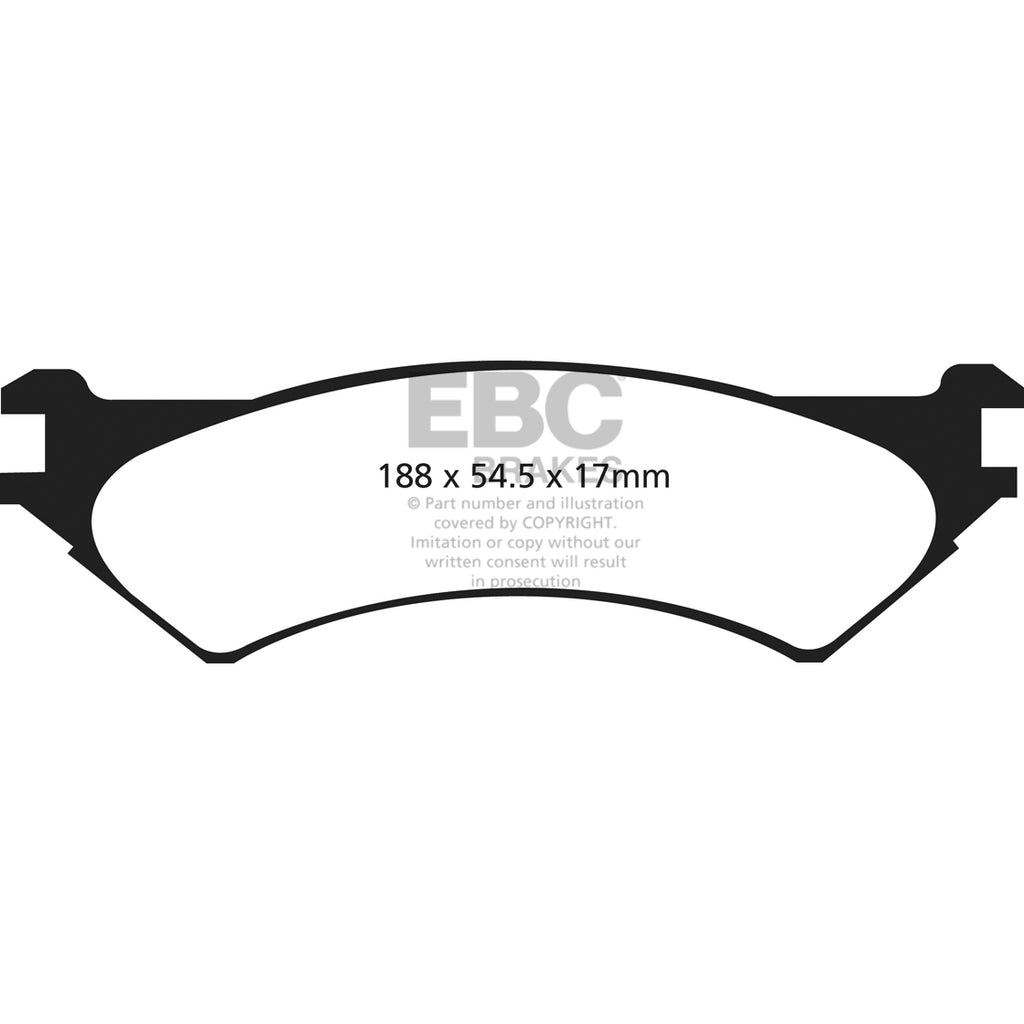 97-00-Ford-Econoline-E250-4.2-(4-Wheel-Abs)-Ultimax2-Rear-Brake-Pads