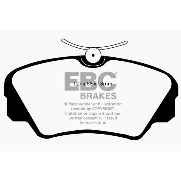 97-01-Cadillac-Catera-3.0-Redstuff-Front-Brake-Pads