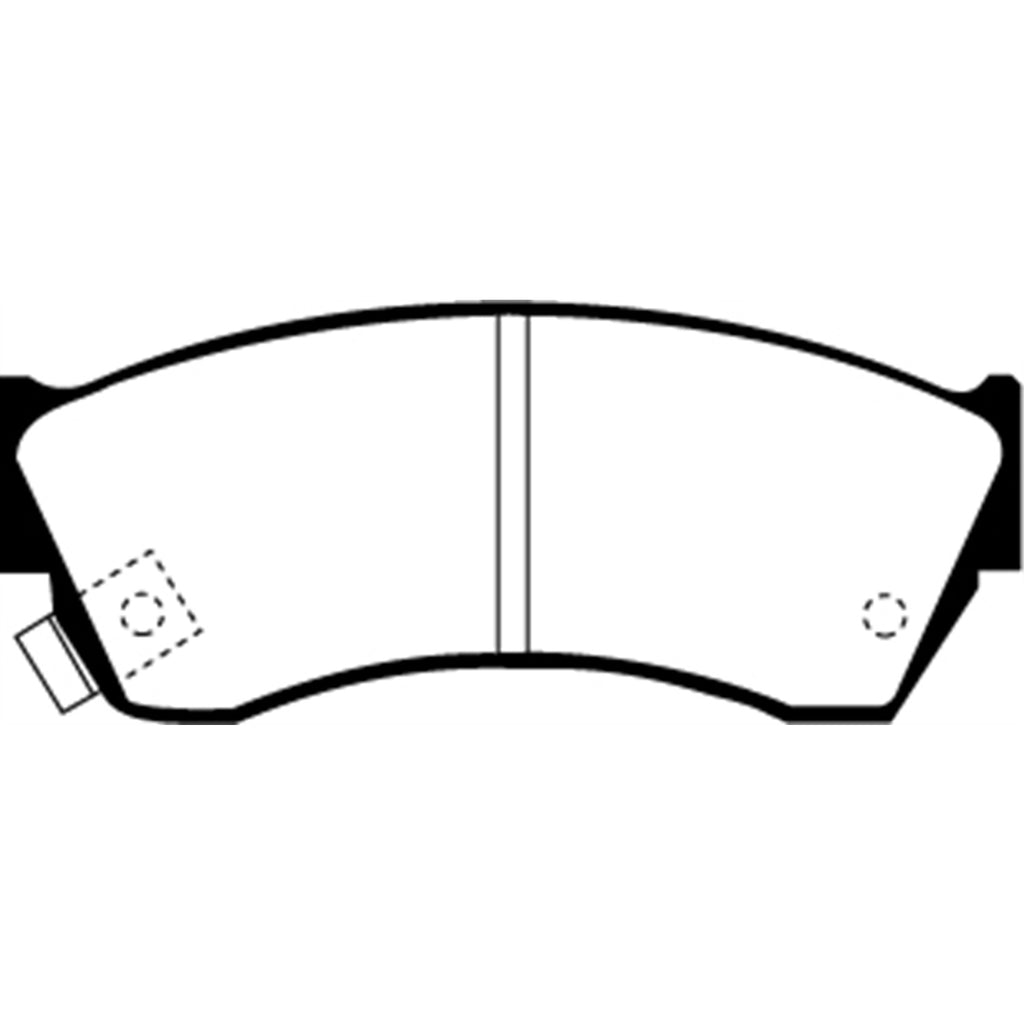 97-01-Chevrolet-Metro-1.3-Greenstuff-Front-Brake-Pads