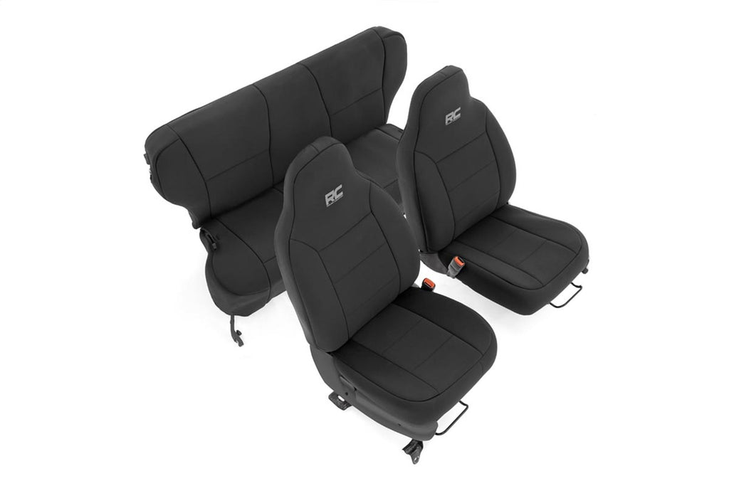 Rough Country 91022 Seat Cover Set for Select Jeep Cherokee
