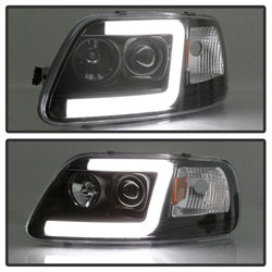 97-03-Ford-F-150-(After-61997)-Light-Bar-Projector-Headlights---Blk-(Pro-Yd-Ff15097v2-Lb-Bk)