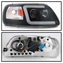 Load image into Gallery viewer, 97-03-Ford-F-150-(After-61997)-Light-Bar-Projector-Headlights---Blk-(Pro-Yd-Ff15097v2-Lb-Bk)