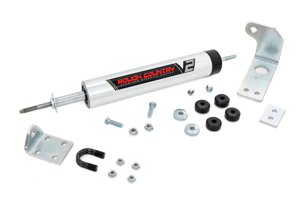 Rough Country 8734370 Steering Stabilizer for Select Ford F-150