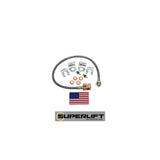Superlift 91465 Bulletproof Brake Hose - Rear - 97-05 Wrangler TJ w/ 4-6