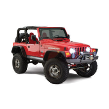 Load image into Gallery viewer, 97-06-Jeep-Wrangler-Flat-Style-Flares-4Pc---Black