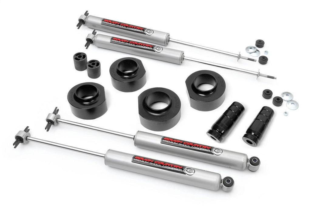 Rough Country 65030 Suspension Lift Kit w/Shocks for Select Jeep TJ, Jeep Wrangler