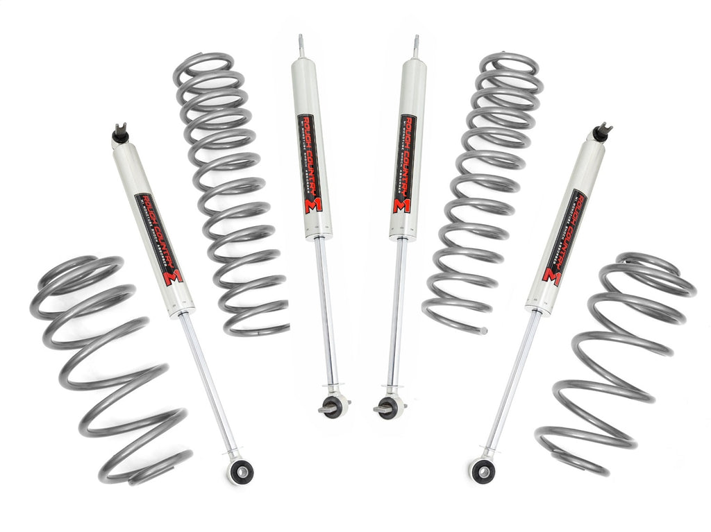 Rough Country 65240 Suspension Lift Kit w/Shocks for Select Jeep TJ, Jeep Wrangler