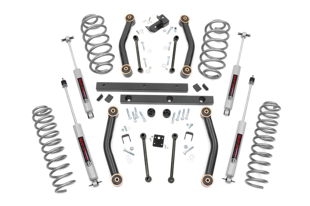Rough Country 90630 X-Series Suspension Lift Kit w/Shocks for Select Jeep TJ, Jeep Wrangler