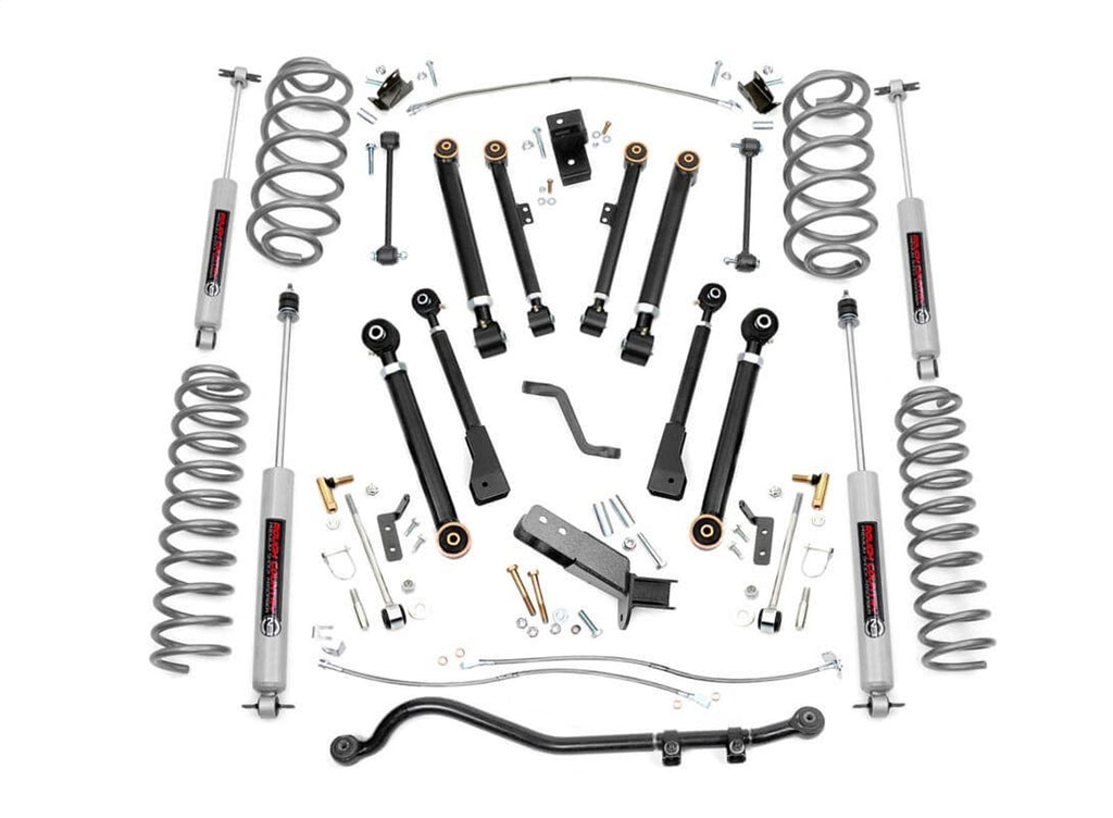 Rough Country 66130 X-Series Suspension Lift Kit w/Shocks for Select Jeep TJ, Jeep Wrangler