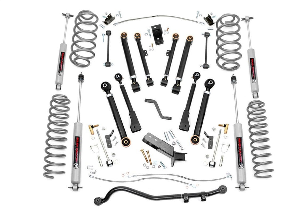 Rough Country 66220 X-Series Suspension Lift Kit w/Shocks for Select Jeep TJ, Jeep Wrangler