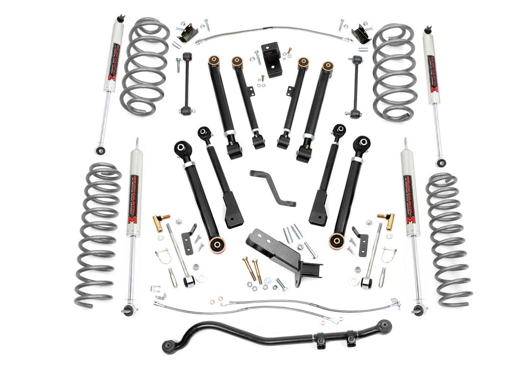 Rough Country 66240 Suspension Lift Kit for Select Jeep TJ, Jeep Wrangler
