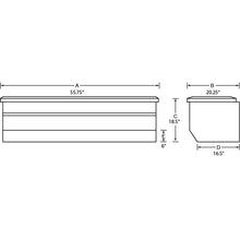 Load image into Gallery viewer, 97-10-Dodge-Dakota-Std.-Cab-(8Ft.-Bed-Chest)-Challenger-Tool-Box---Brite