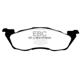 EBC DP61276 6000 Series Greenstuff Truck/SUV Brakes Disc Pads