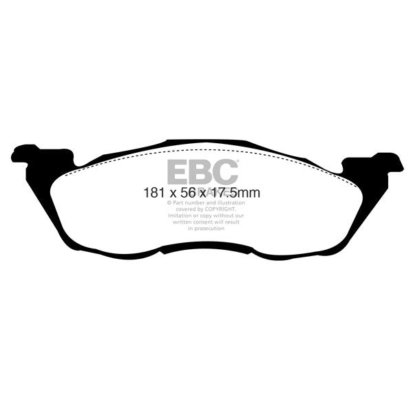 97-98-Dodge-Dakota-2Wd-2.5-Ultimax2-Front-Brake-Pads