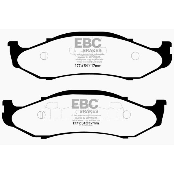 97-99-Jeep-Cherokee-2.5-82Mm-High-Rotors-Greenstuff-Front-Brake-Pads