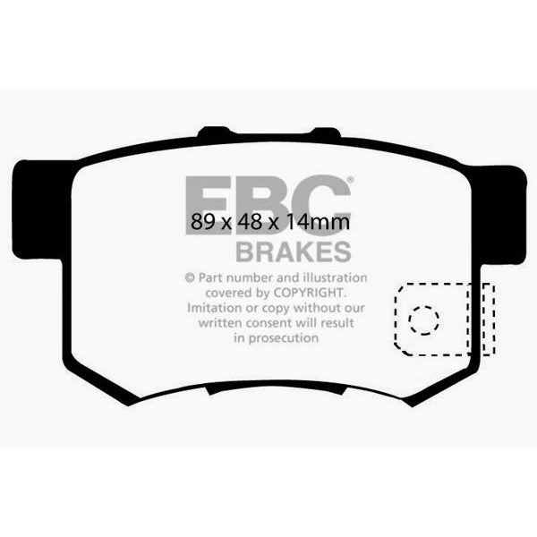 97-Acura-Cl-2.2-Greenstuff-Rear-Brake-Pads