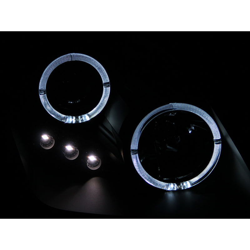 9701-Honda-Prelude-Projector-Halo-WLed-No-Ccfl-Bar-Black-Clear-Headlights-DrivePass