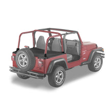 Load image into Gallery viewer, 9702-Jeep-Wrangler-WSupertop-Bows-Folded-Down-Duster-Deck-Coverblack-Denim