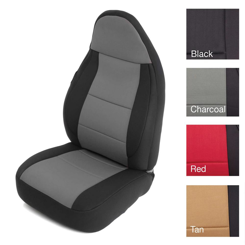 9702-Tj-Neoprene-Front-And-Rear-Seat-Cover-Set;-BlackGray