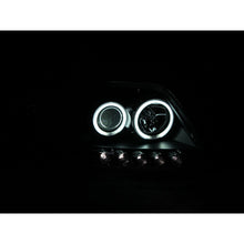 Load image into Gallery viewer, 9703-F150-Headlights-Black-Clear-Projector-With-Halos-DriverPassenger