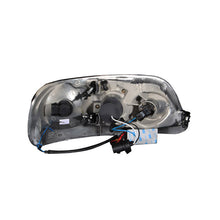 Load image into Gallery viewer, 9703-F150-Headlights-Black-Clear-Projector-With-Halos-DriverPassenger