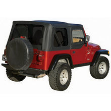 Load image into Gallery viewer, 9706-Wrangler-Clear-Windows-Black-Diamond-Repl-Soft-Top-WDoor-Skins-For-12-Dr-Model