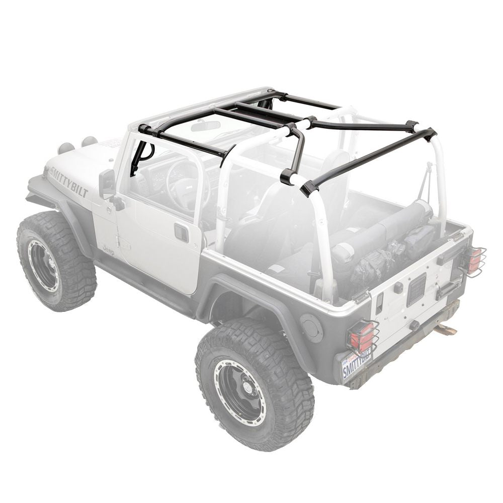 9706-Wrangler-Tj-2Dr-Src-Roll-Cage-Kit;-Satin-Black-Powder-Coat