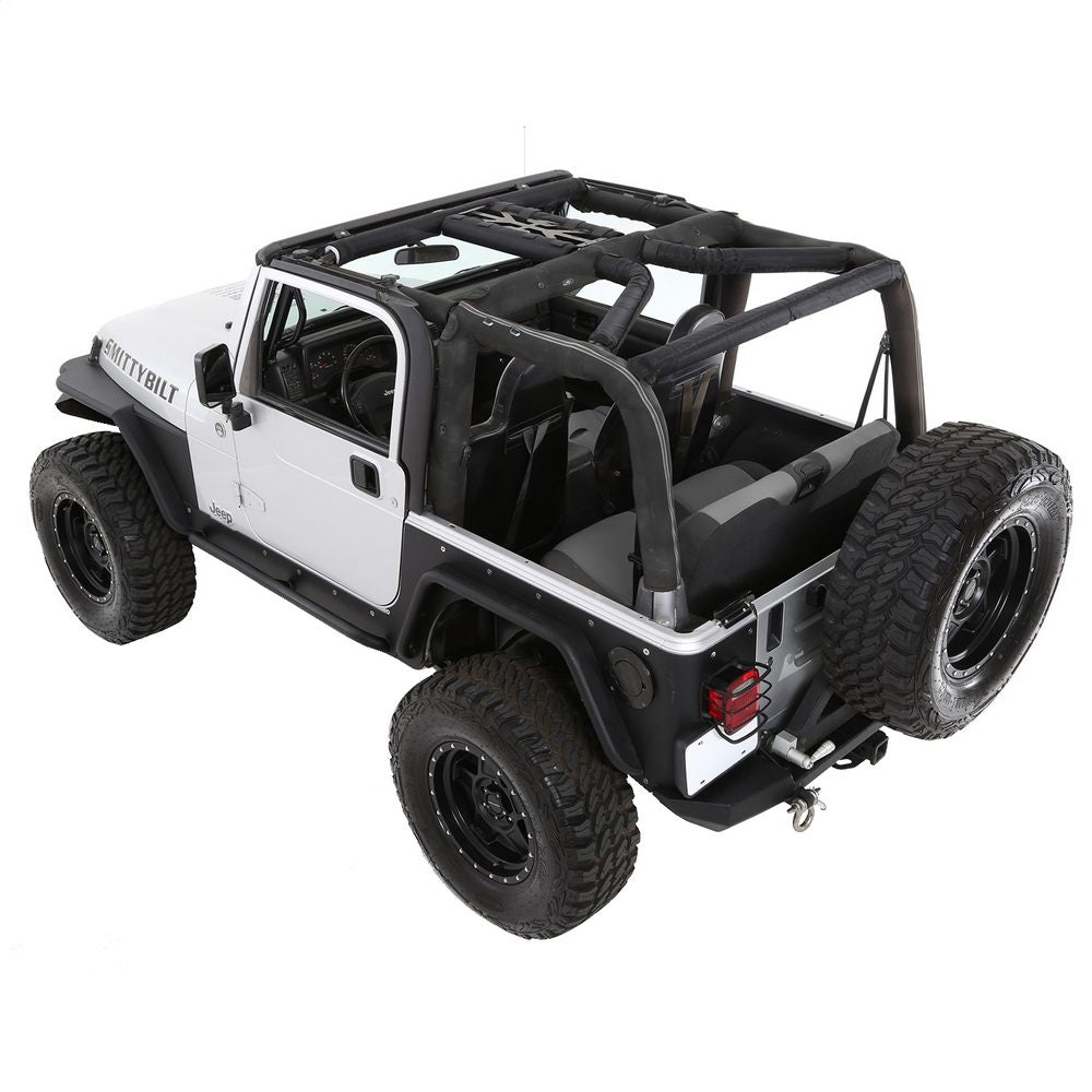 9706-Wrangler-Tj-2Dr-Src-Roll-Cage-Kit;-Satin-Black-Powder-Coat